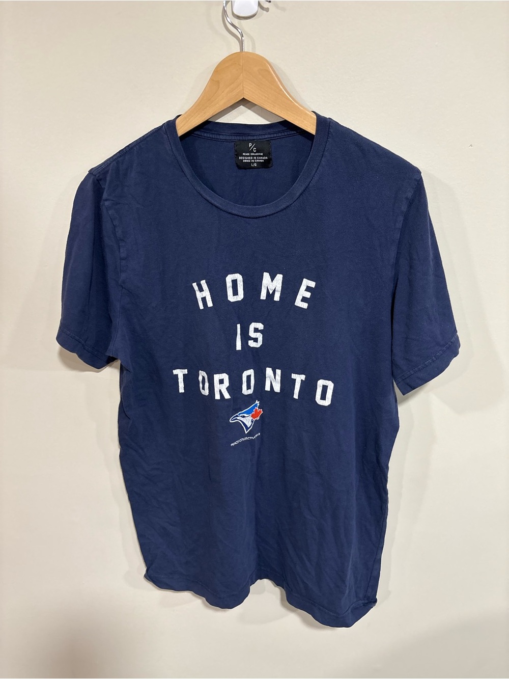 Men's Navy 'Home is Toronto' Graphic Tee